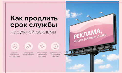 Как продлить срок службы наружной рекламы в Тихвине