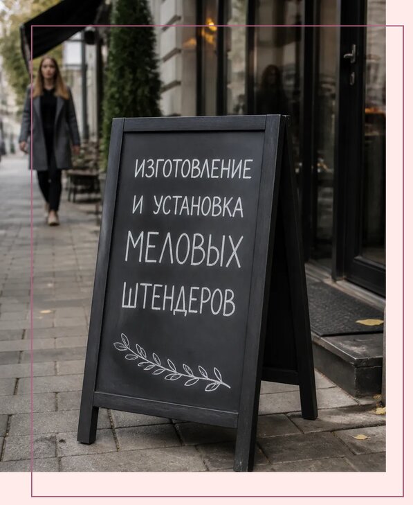 Меловые штендеры в Тихвине по цене от 7103 р. | Аванза-Тхв